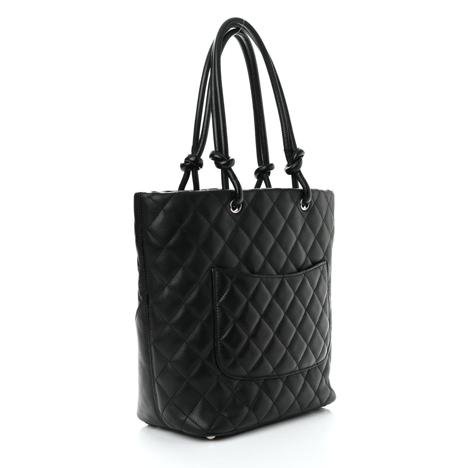 Chanel Calfskin Quilted Medium Cambon Tote Black 2 of 9
