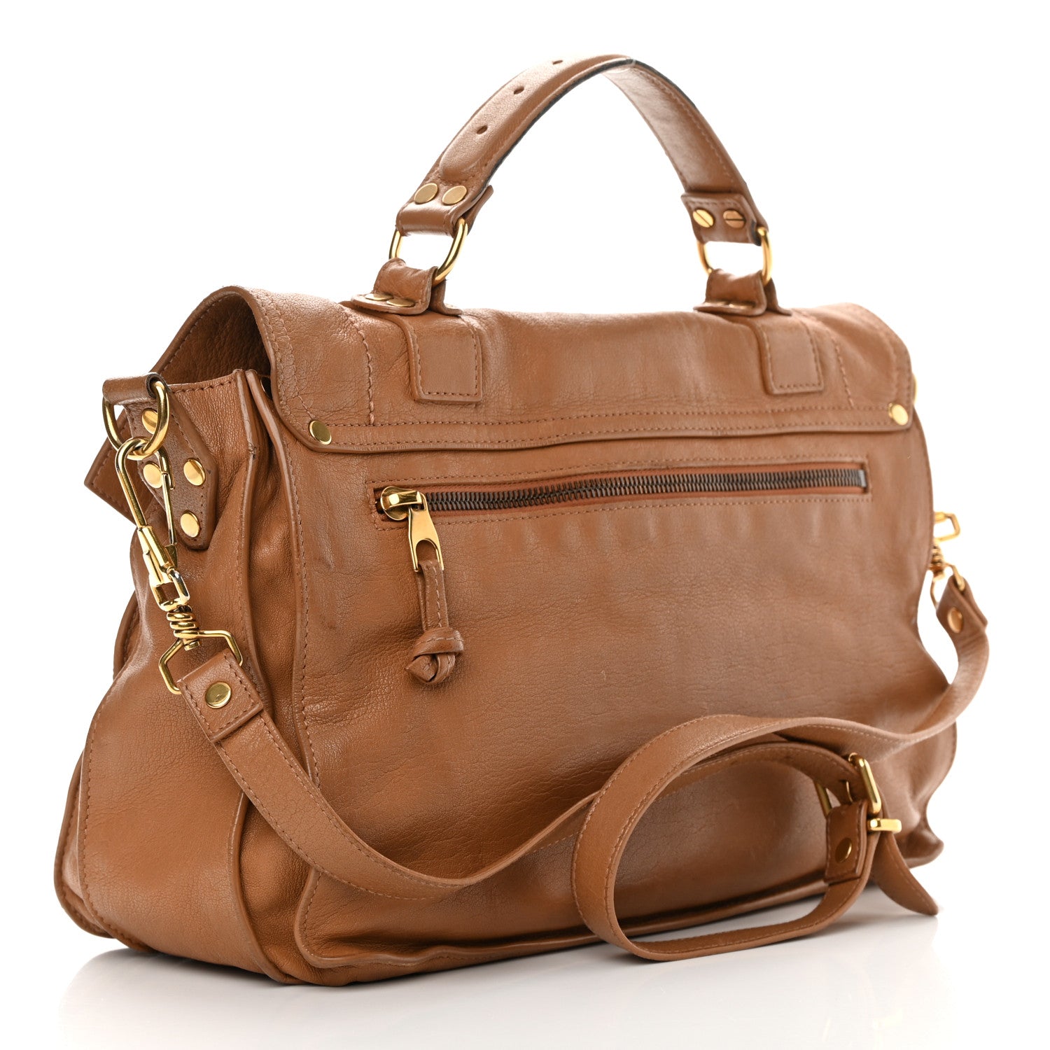 Proenza Schouler Lambskin Medium PS1 Satchel Birch 2 of 26