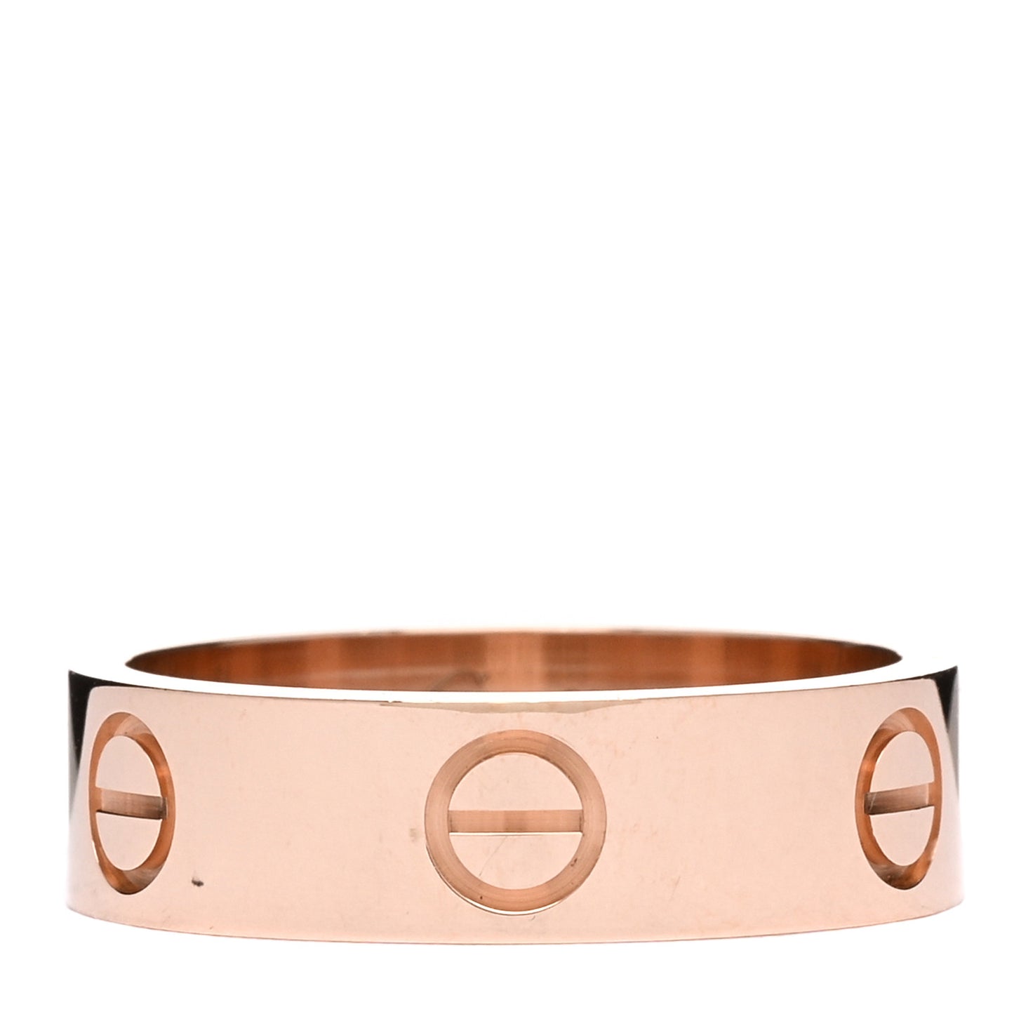 18K Pink Gold 5.5mm LOVE Ring 54 6.75