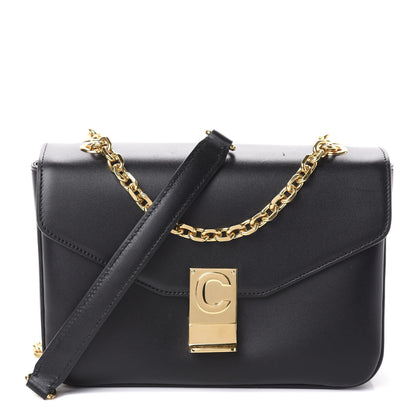 Celine Shiny Calfskin Medium C Bag Black 1 of 9