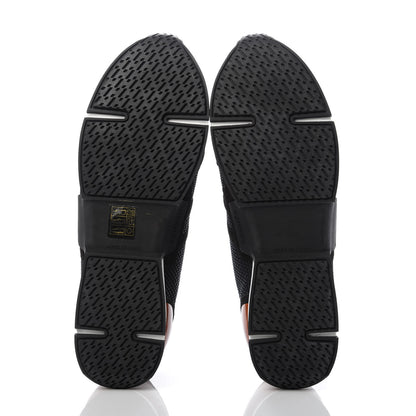 Hermes Suede Mesh Starter Sneakers 38 Black 5 of 9