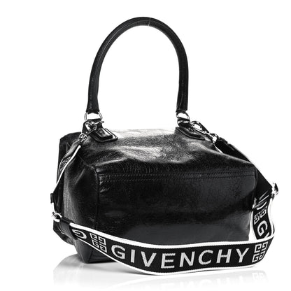 Givenchy Crackled Patent 4G Small Pandora Black 3 of 10