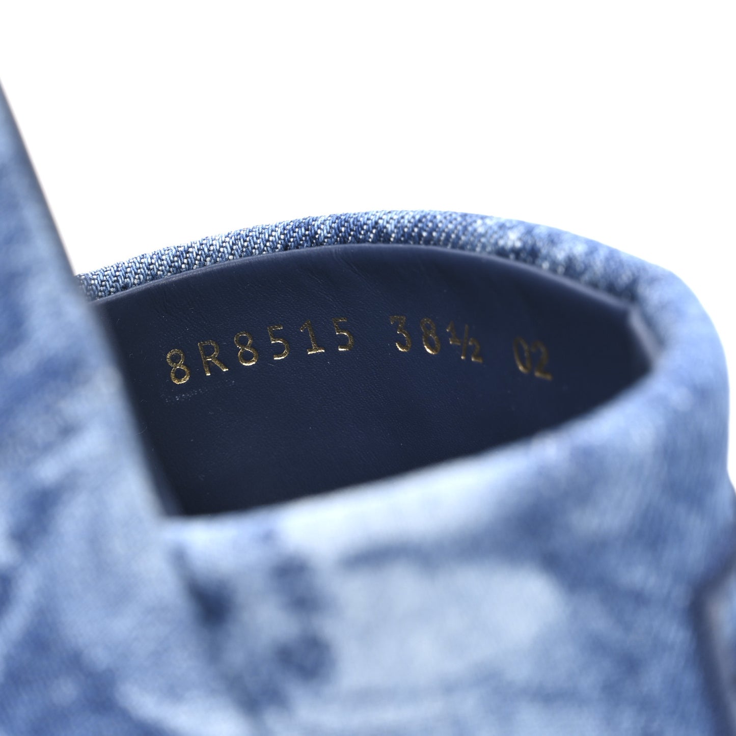 Denim Sea Garden Logo Sunshine Flatform Slide Sandals 38.5 Blue Medium Dark Blue