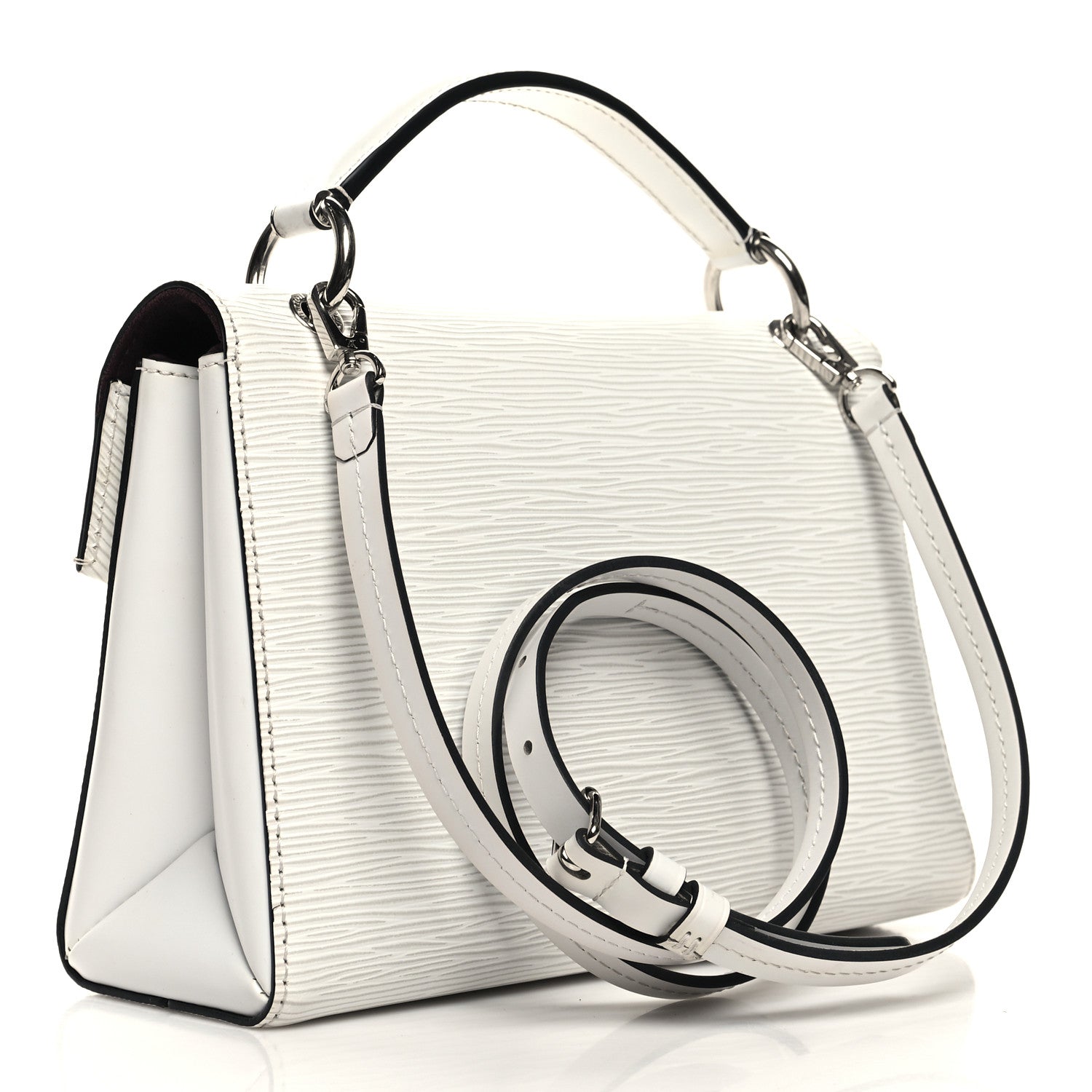 Louis Vuitton Epi Pochette Grenelle White 3 of 10