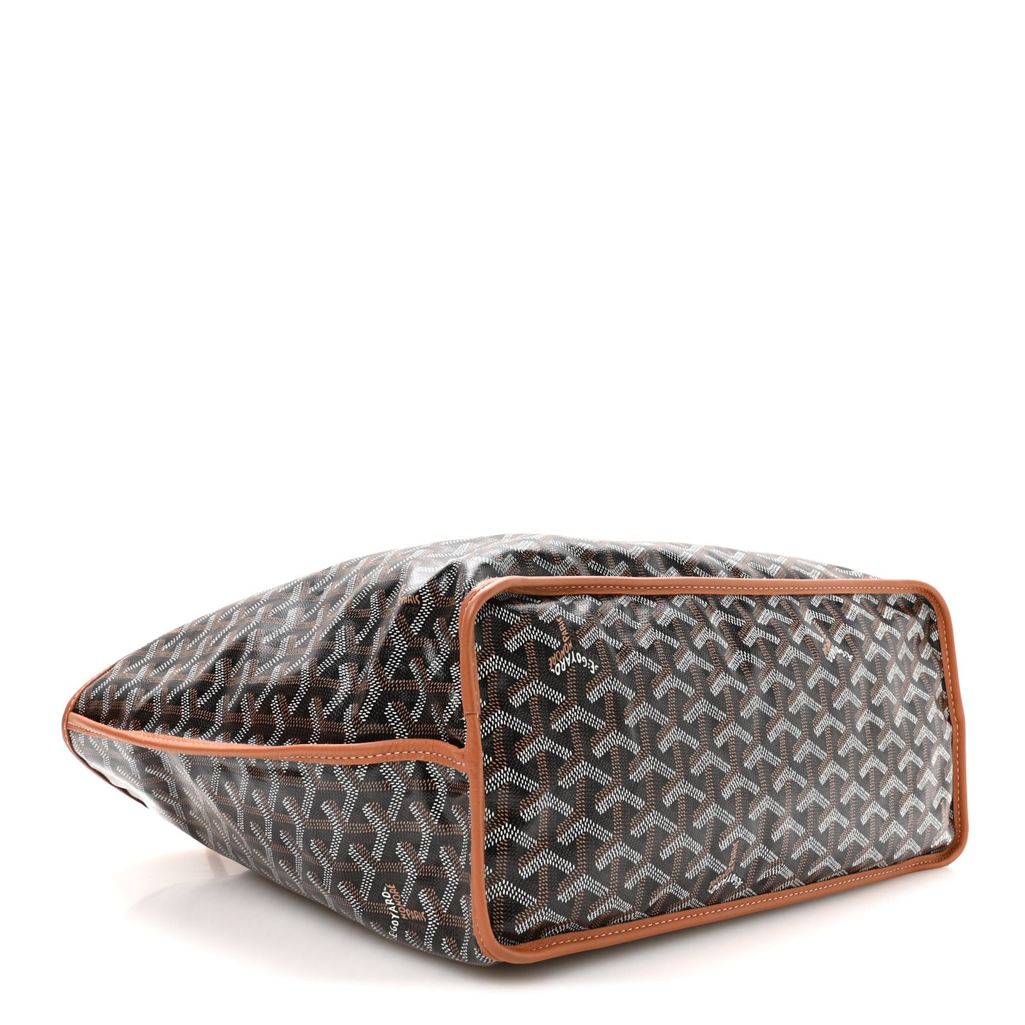 Goyardine Reversible Anjou PM Black Gold