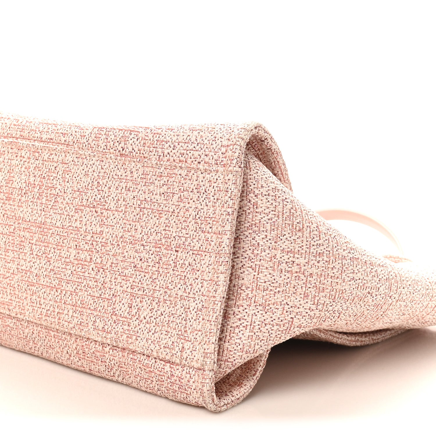 Chanel Lurex Boucle Deauville Medium Tote Pink 10 of 10