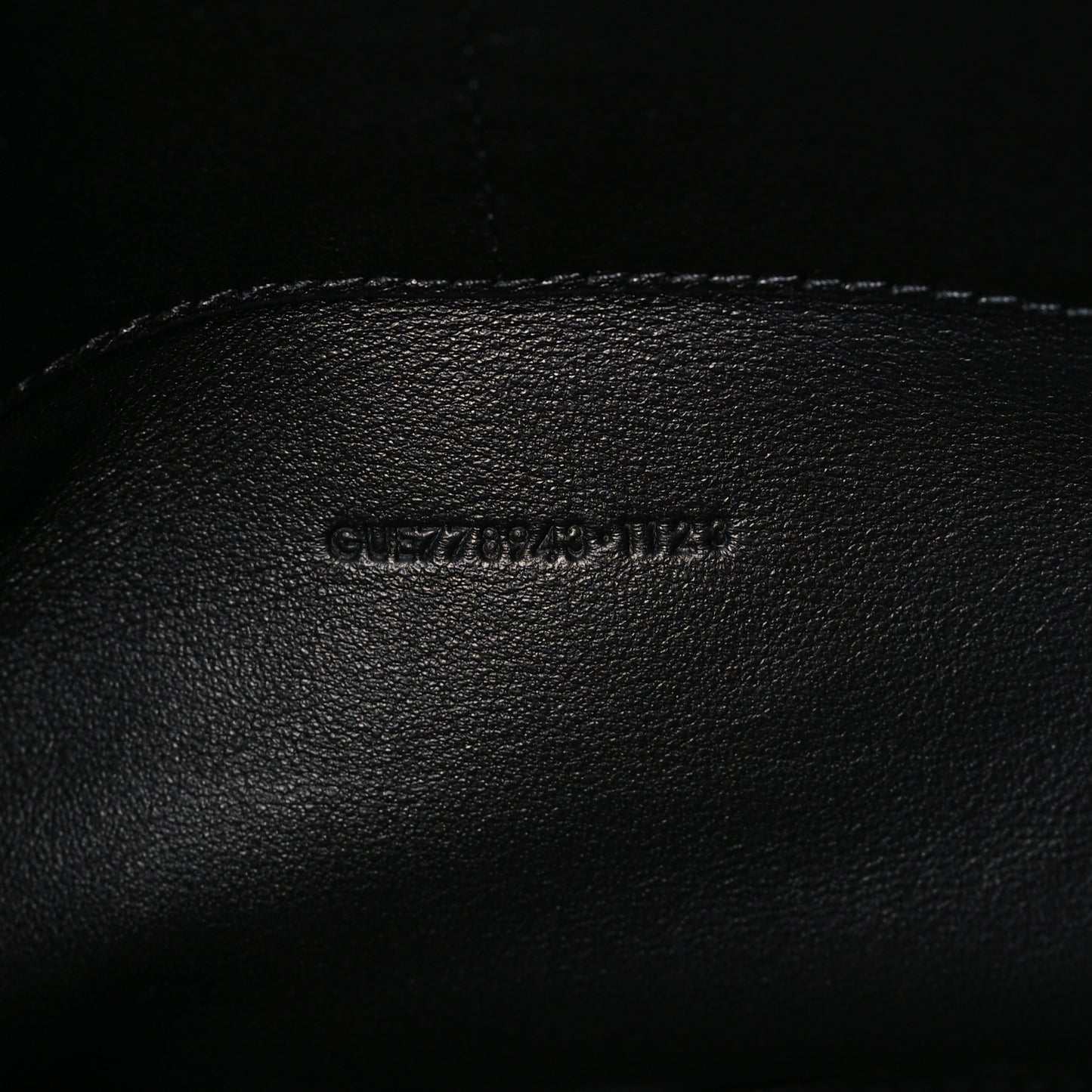 Lambskin Small Calypso Pouch Black