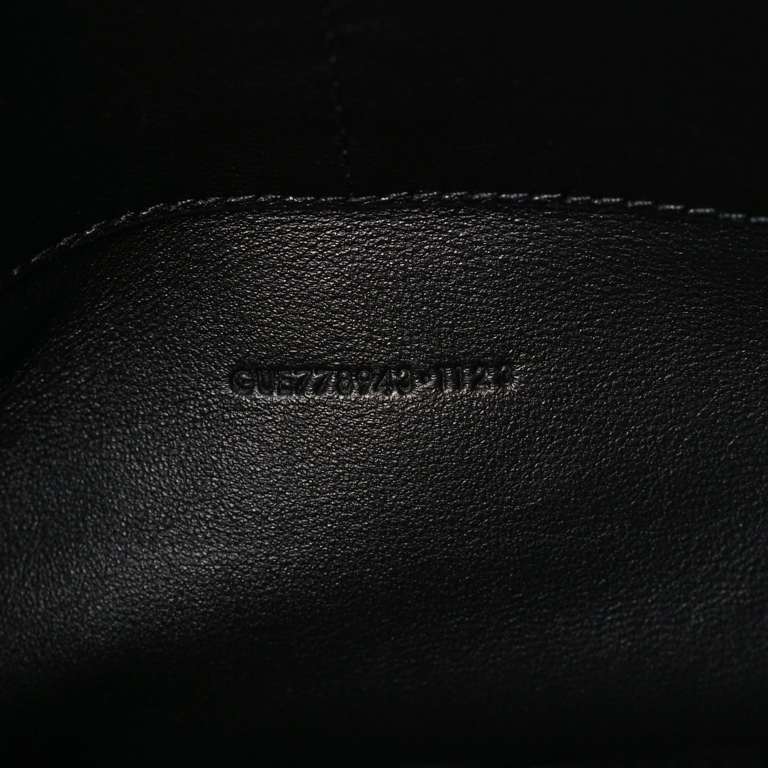 Saint Laurent Lambskin Small Calypso Pouch Black 7 of 9