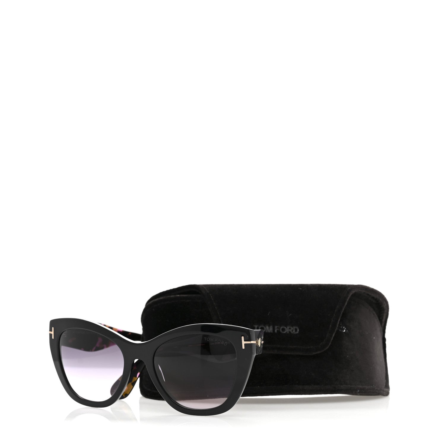 Tom Ford Acetate Cara Sunglasses TF940 Black Gradient Smoke 8 of 8