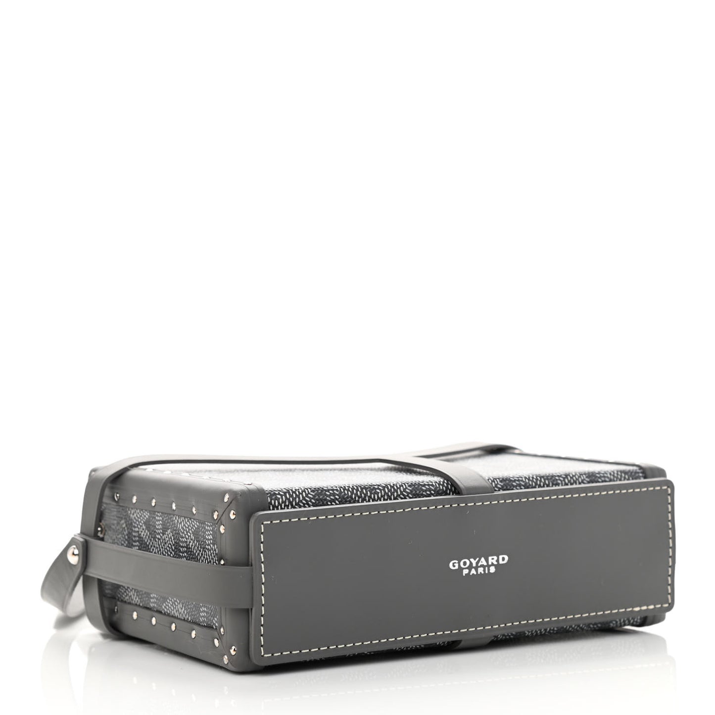 Goyardine Minaudiere Trunk Bag Grey