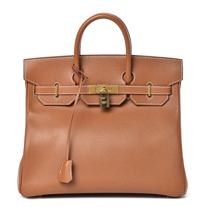 Hermes Courchevel HAC Birkin 32 Gold 1 of 13