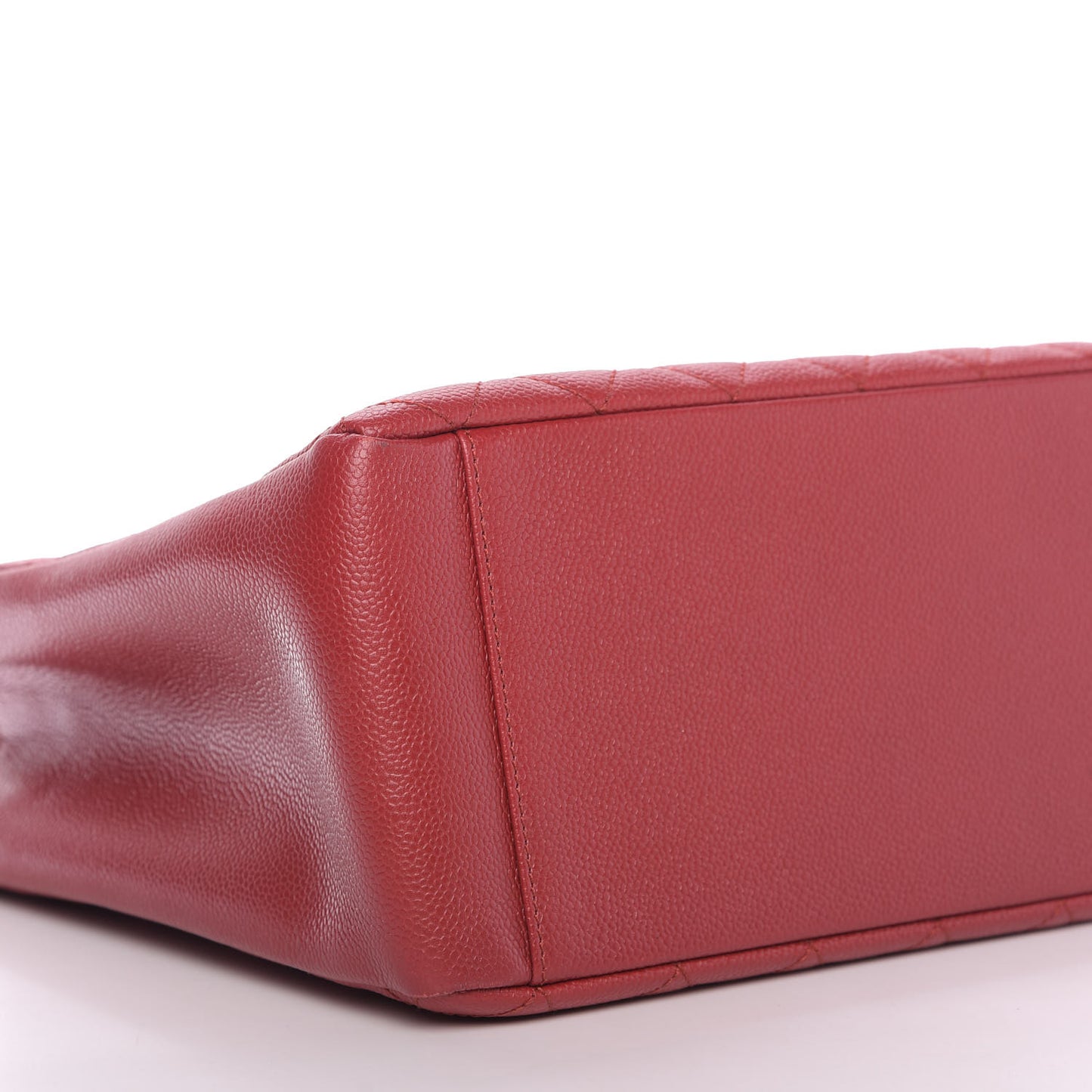 Caviar Quilted Grand Shopping Tote GST Red