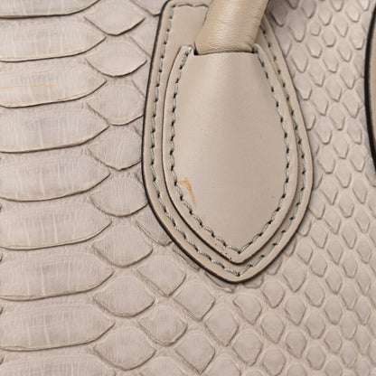 Celine Python Smooth Calfskin Micro Luggage Pearl 14 of 14