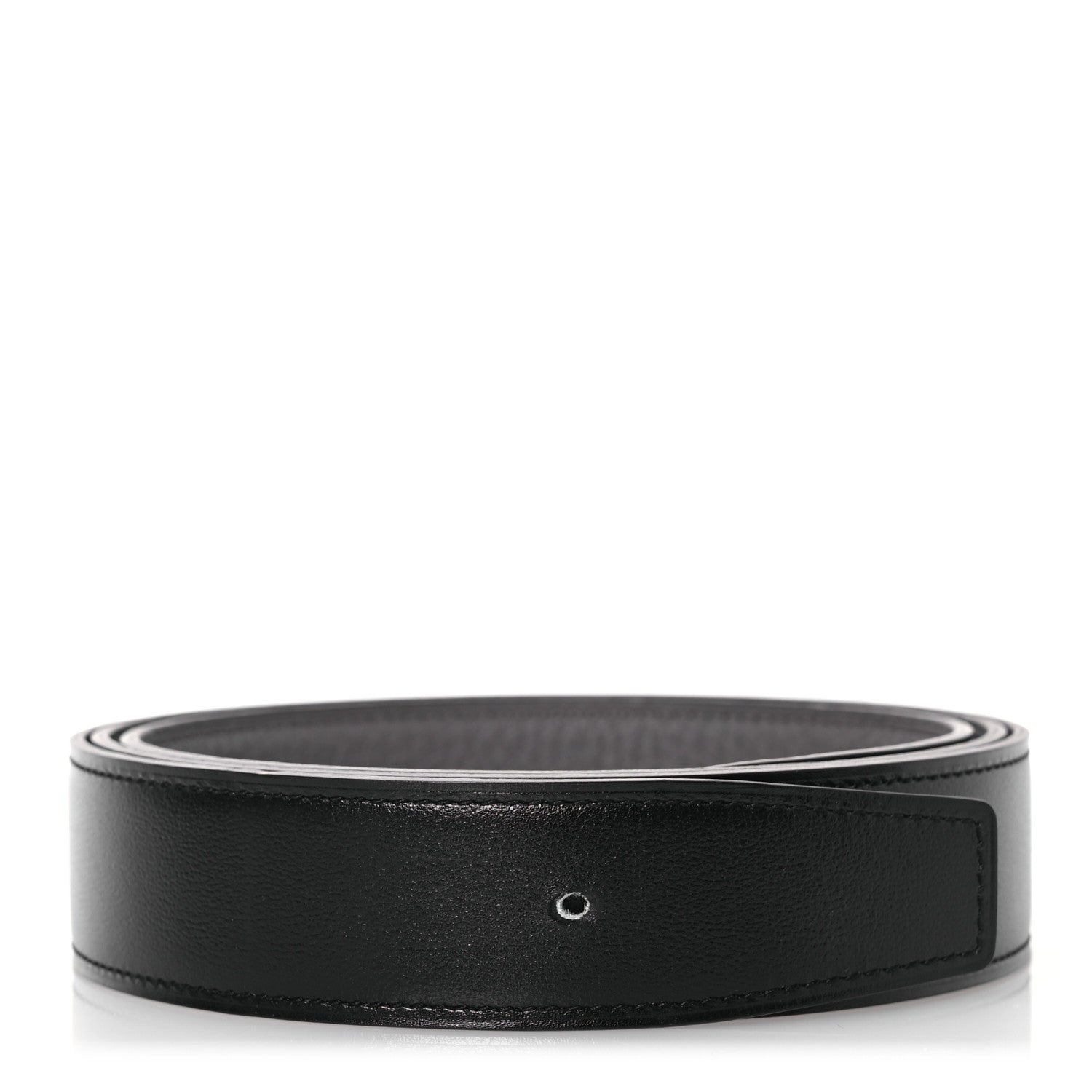 Hermes Box Togo 32mm Belt Strap 110 Black Etain 1 of 7