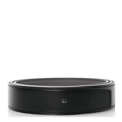 Hermes Box Togo 32mm Belt Strap 110 Black Etain 1 of 7