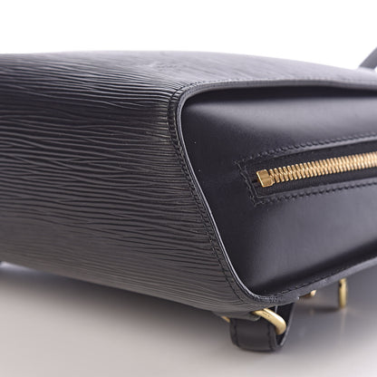 Louis Vuitton Epi Mabillon Backpack Black 9 of 10