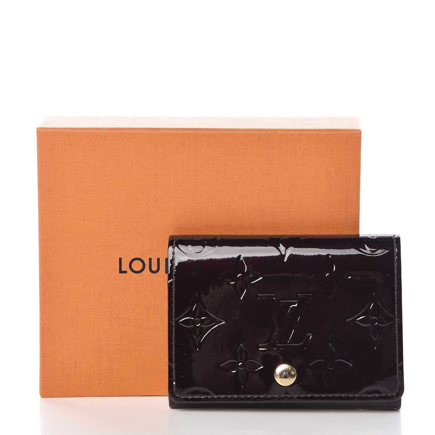 Louis Vuitton Vernis Business Card Holder Amarante 10 of 10