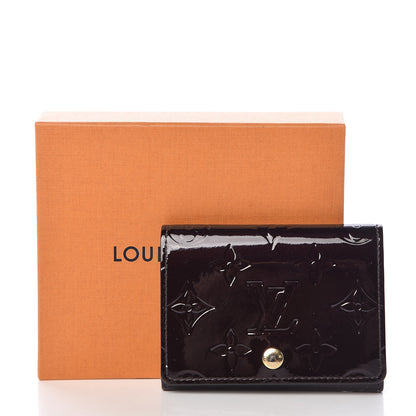 Louis Vuitton Vernis Business Card Holder Amarante 10 of 10