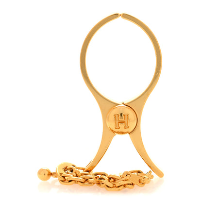Hermes Permabrass Filou Glove Clip Gold 1 of 5