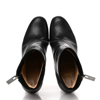Christian Louboutin Calfskin Birgitta 100 Zip Around Ankle Boots 38.5 Black 2 of 12