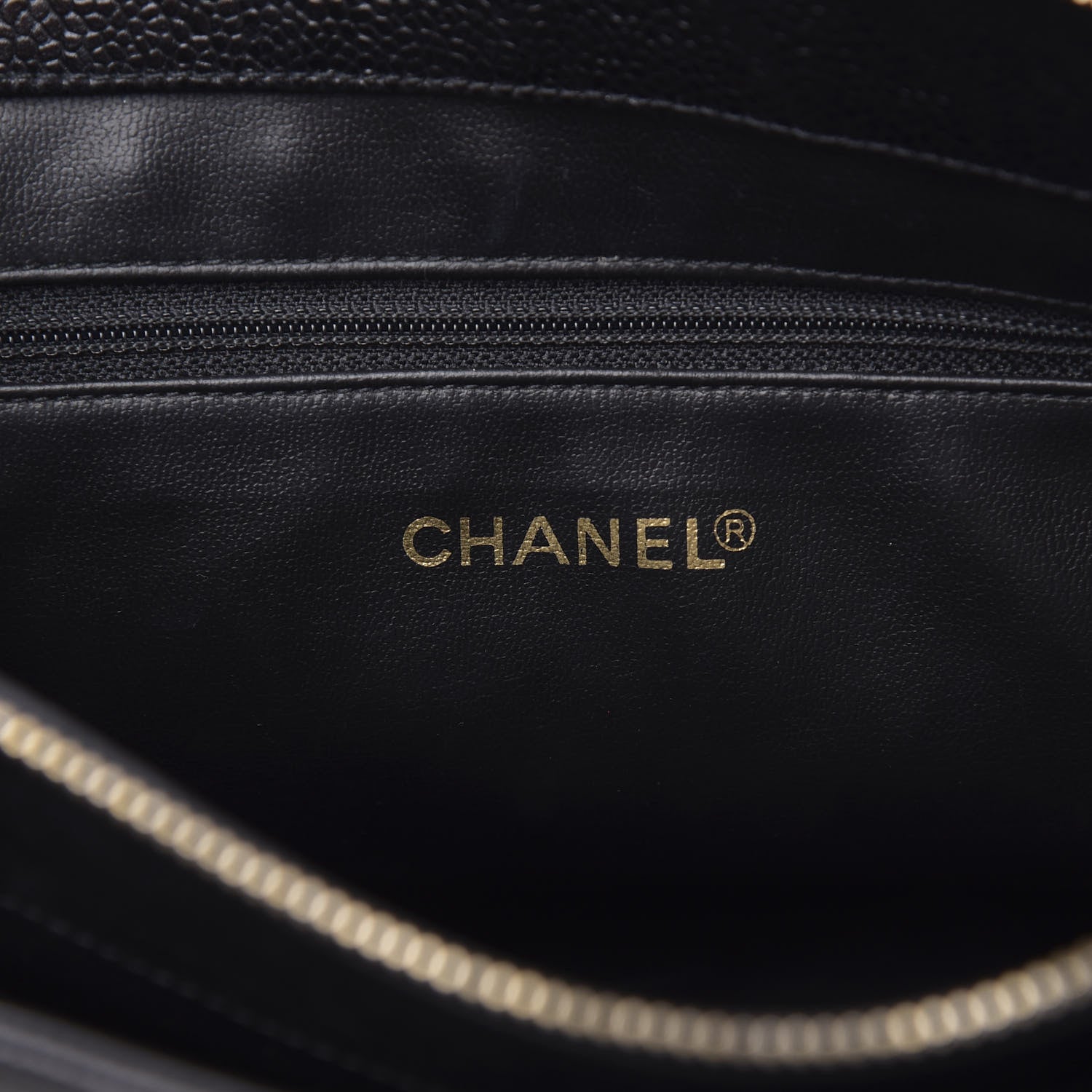 Chanel Caviar CC Shoulder Bag Black 6 of 12