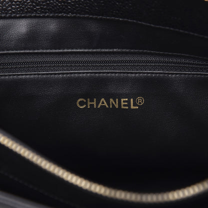 Chanel Caviar CC Shoulder Bag Black 6 of 12