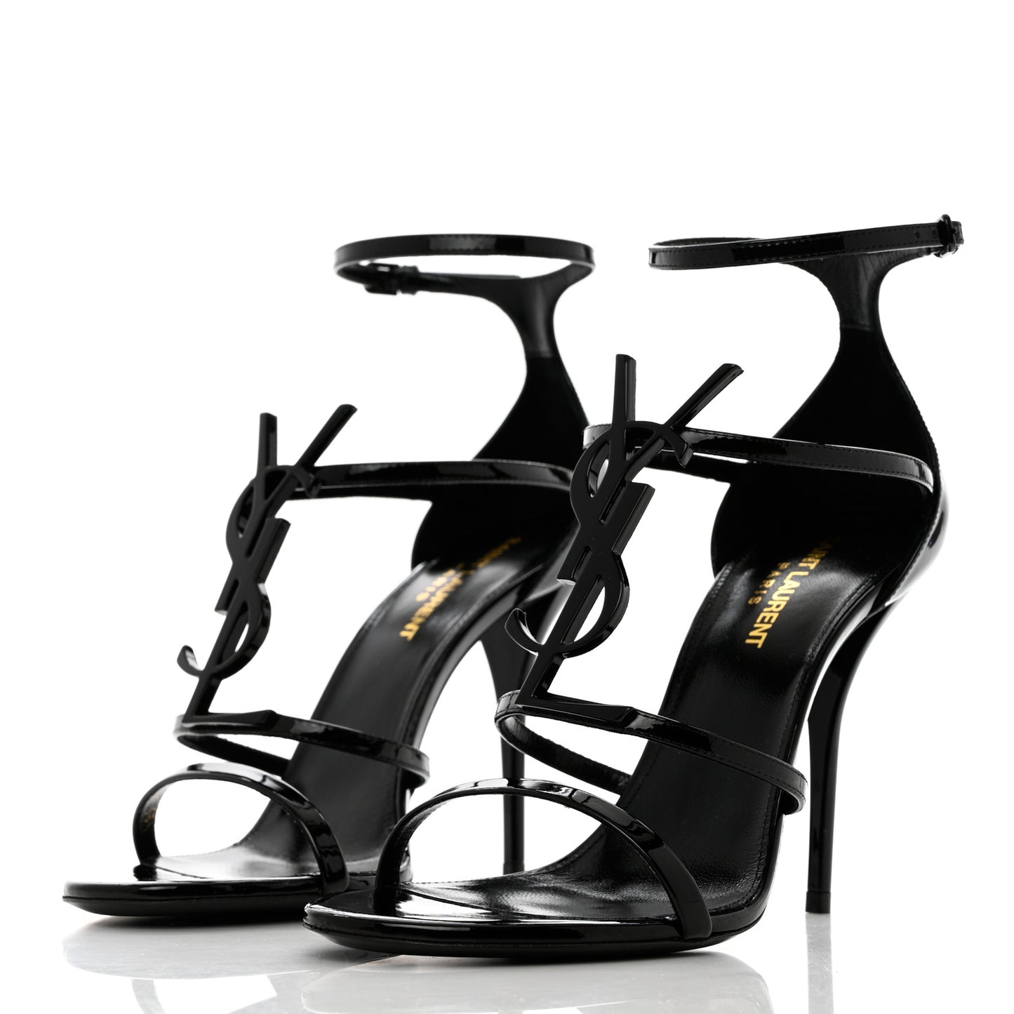 Patent Cassandra 100 Sandals 38.5 Black