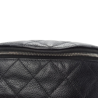 Chanel Grained Calfskin Quilted Waist Belt Bag Black 8 of 10