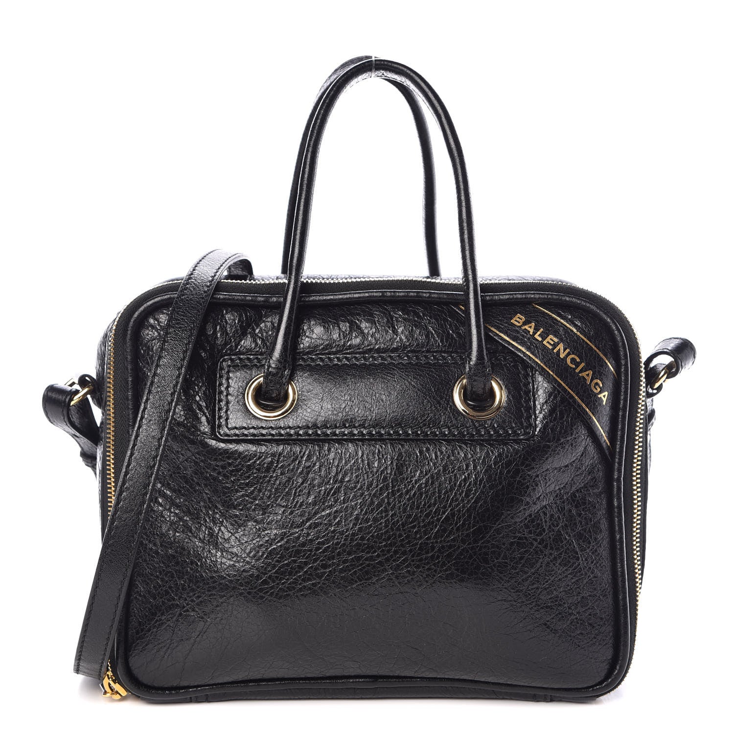 Balenciaga Agneau S Blanket Square Tote Black 1 of 7