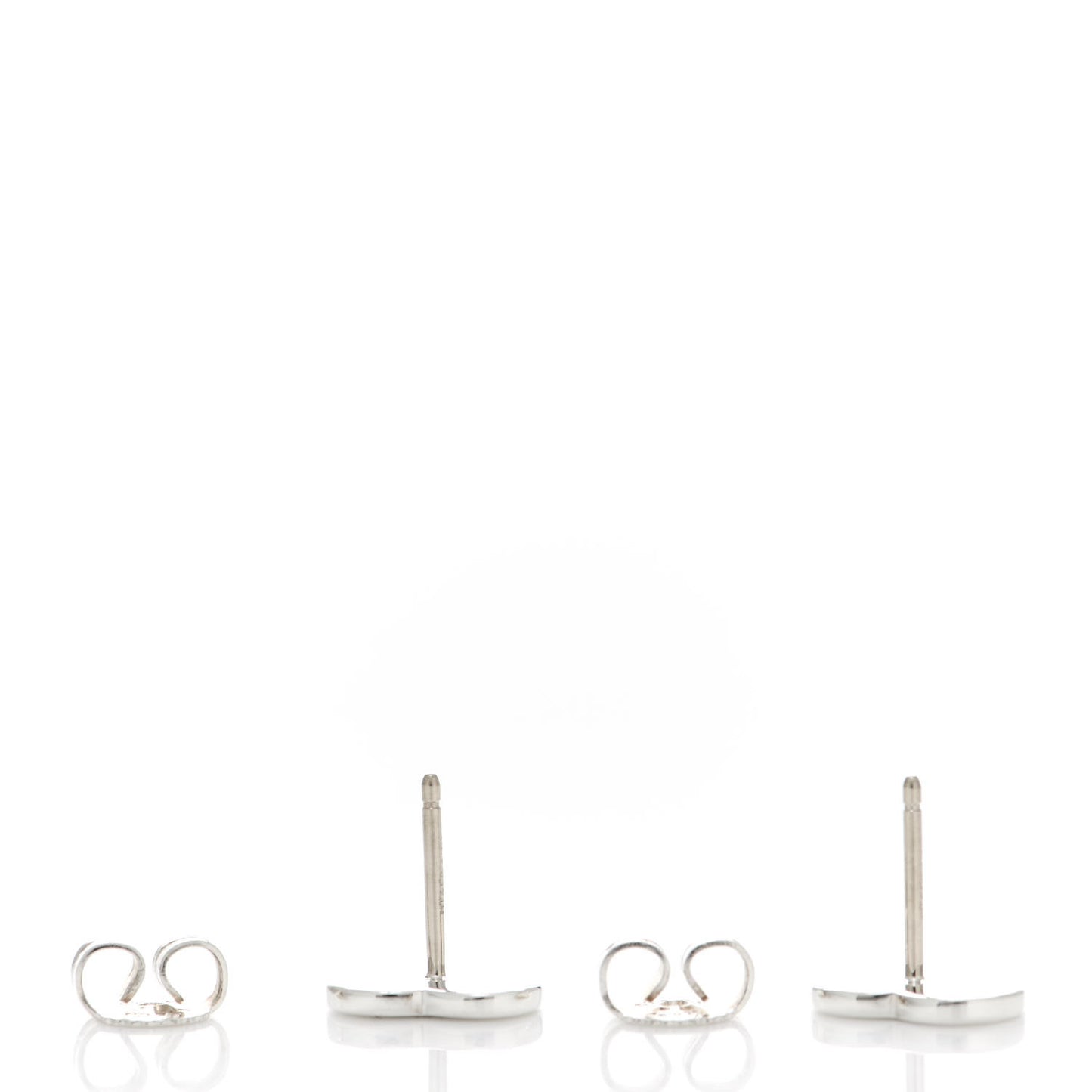 Sterling Silver Diamond Mini Return To Tiffany Heart Tag Earrings