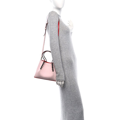 Christian Louboutin Calfskin Empire Spiked Mini Cabarock Shopper Tote Poupee 2 of 12
