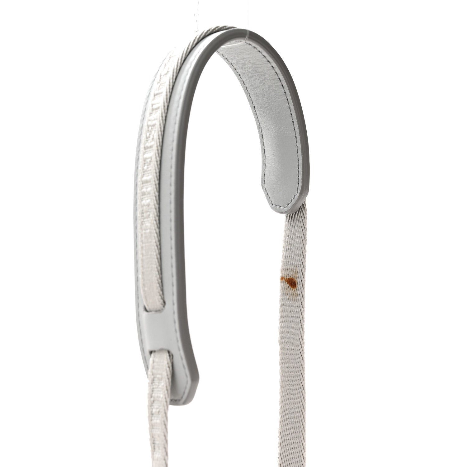 Christian Dior Oblique Stainless Steel Grained Calfskin Aqua Bottle With Shoulder Strap Off White 8 of 11