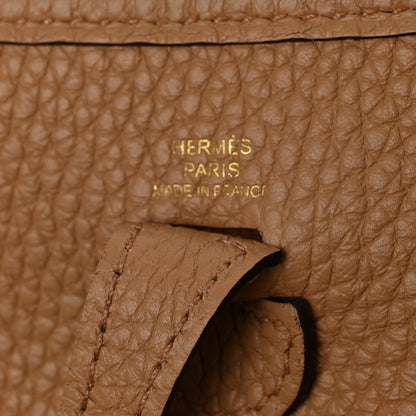 Hermes Taurillon Clemence Evelyne TPM Chai 7 of 12