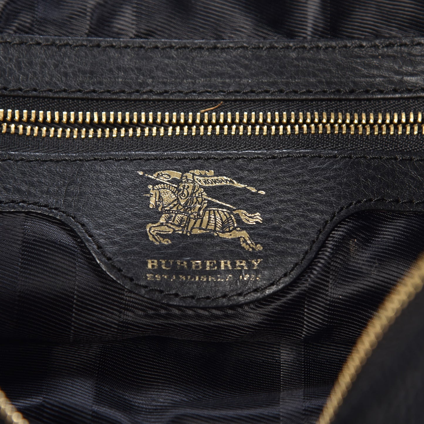 House Check Quilted Large Manor Tote Black