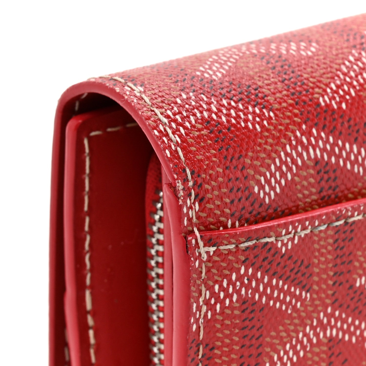 Goyard Goyardine Varenne Long Wallet Red 13 of 13