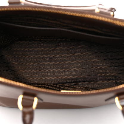 Prada Saffiano Lux Large Galleria Double Zip Tote Cacao 5 of 12