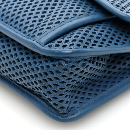 Chanel Perforated Calfskin Large Up In The Air Flap Blue 10 of 10