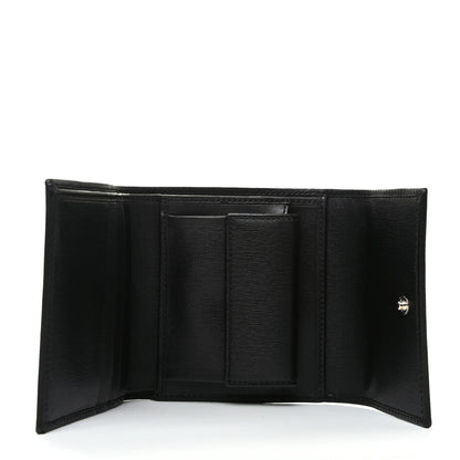 Gucci GG Plus Monogram Joy French Flap Wallet White Black 5 of 8