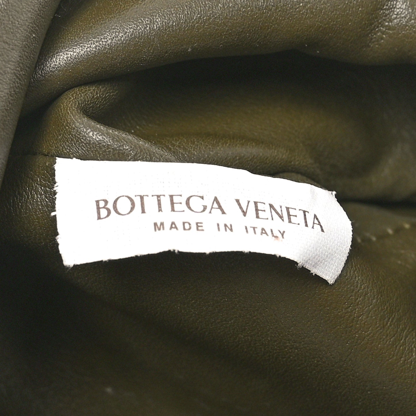 Butter Calfskin The Mini Pouch Kaki Fondente