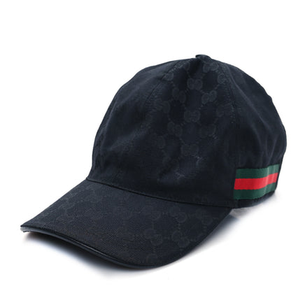 Gucci Monogram Web Baseball Hat M Black 1 of 8