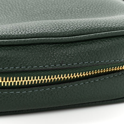 Versace Grained Calfskin Small Medusa Messenger Bag Green 11 of 11