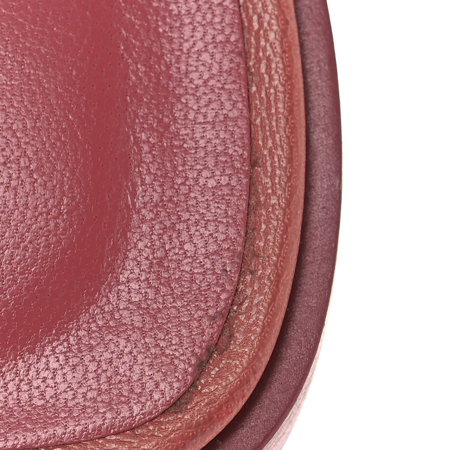 Hermes Goatskin Oran Sandals 37 Rouge Blush 13 of 13