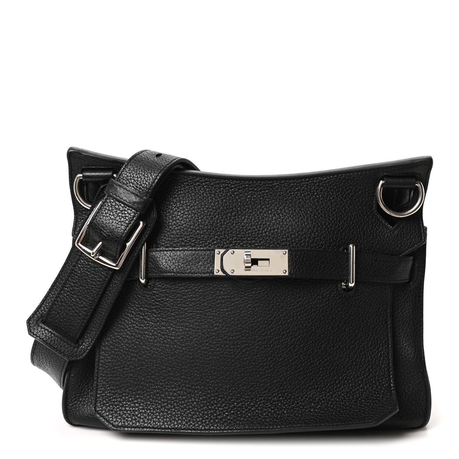 Hermes Taurillon Clemence Jypsiere 28 Black 1 of 19