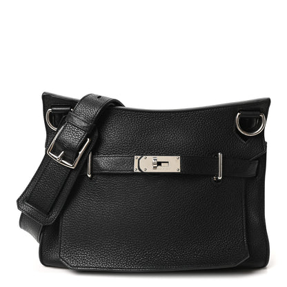 Hermes Taurillon Clemence Jypsiere 28 Black 1 of 19