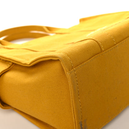 Marc Jacobs Cotton Canvas The Traveler Tote Bag Slate Yellow 8 of 12