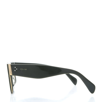 Celine Acetate Strat Brow Sunglasses CL 41102/F Dark Green 3 of 6