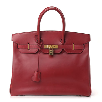 Hermes Box Birkin 35 Rouge Vif 1 of 22