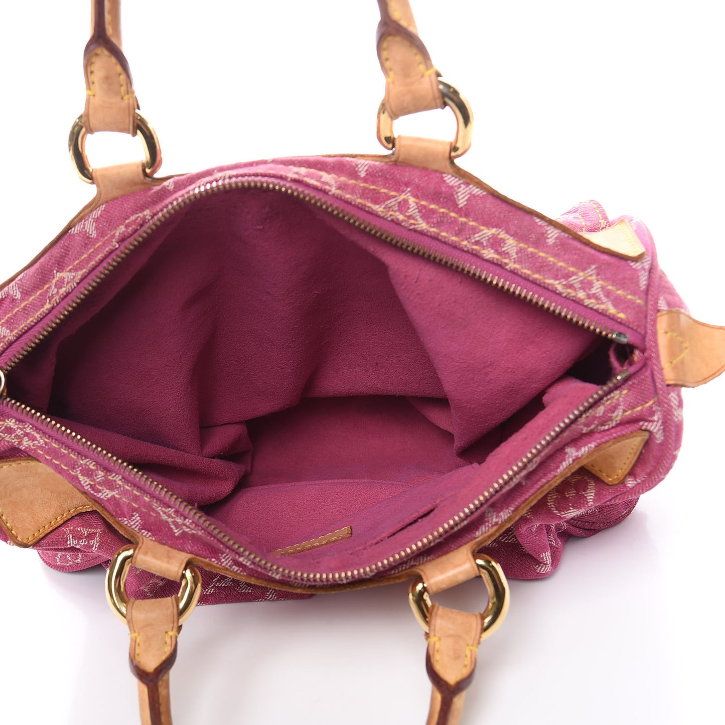 Monogram Denim Neo Speedy Fuchsia