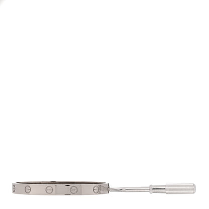 Cartier 18K White Gold LOVE Bracelet 16 3 of 7