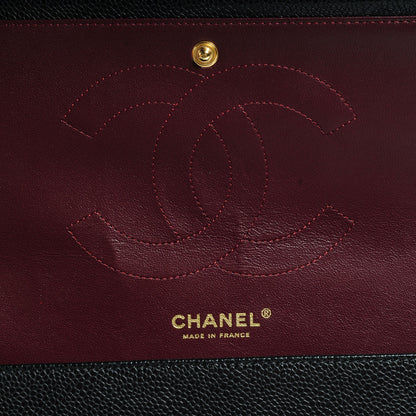 Chanel Caviar Jumbo Double Flap Black 6 of 10